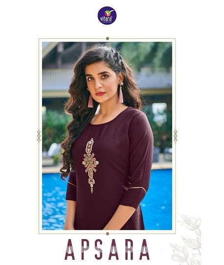 vitara apsara series 1001-1006 Jam Cotton kurti