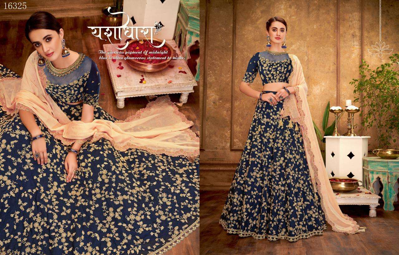 YASHSHVI MOHMAYA 16300 DESIGNER SILK LEHENGA 