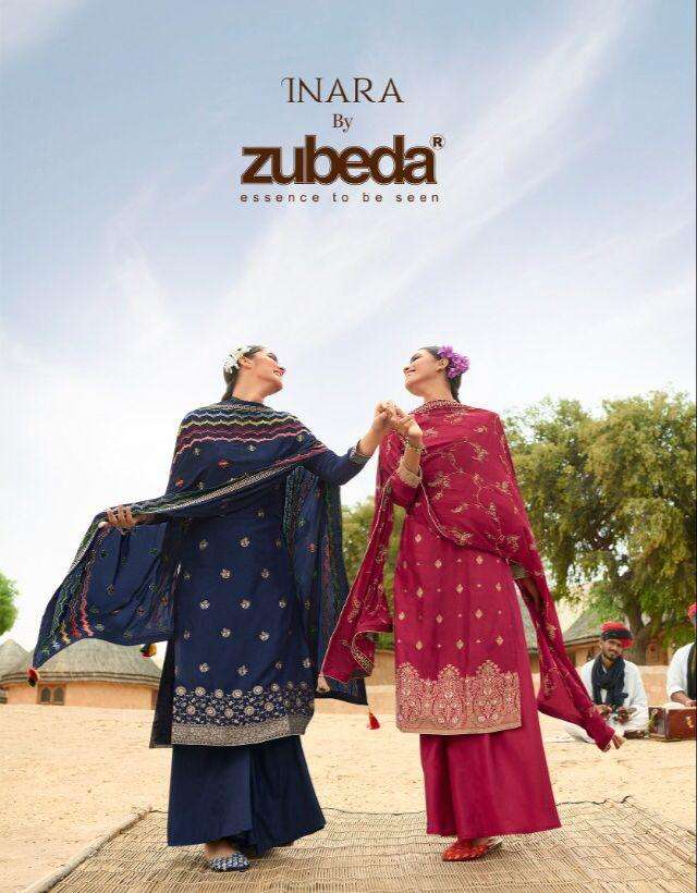 ZUBEDA INARA DESIGNER DOLA JACQUARD SUIT 