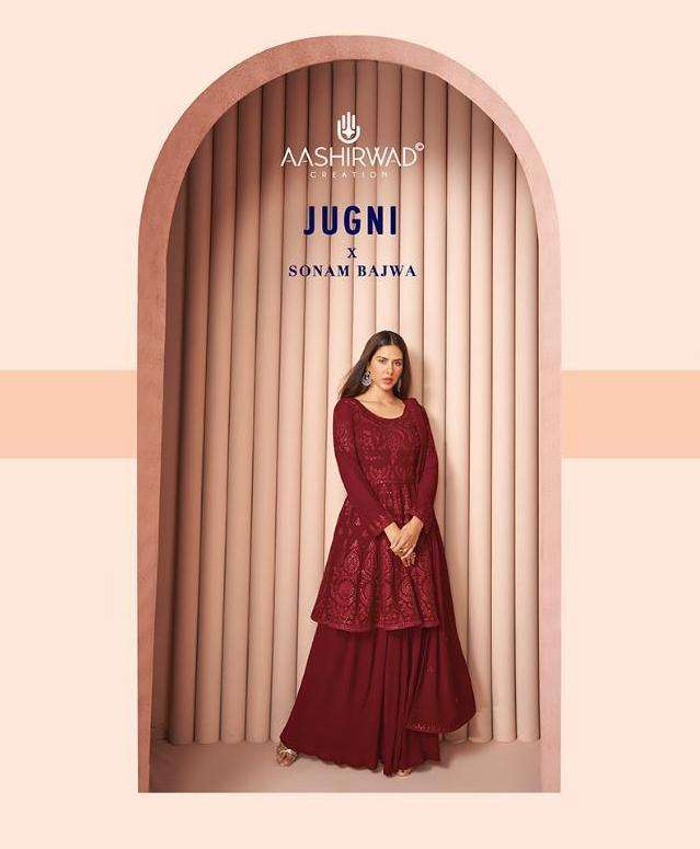 aashirwad creation jugni series 8586-8591 real georgette suit 