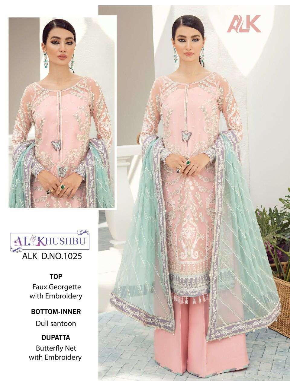 AL_KHUSHBU ALK 1025 DESIGNER GEORGETTE SUIT 