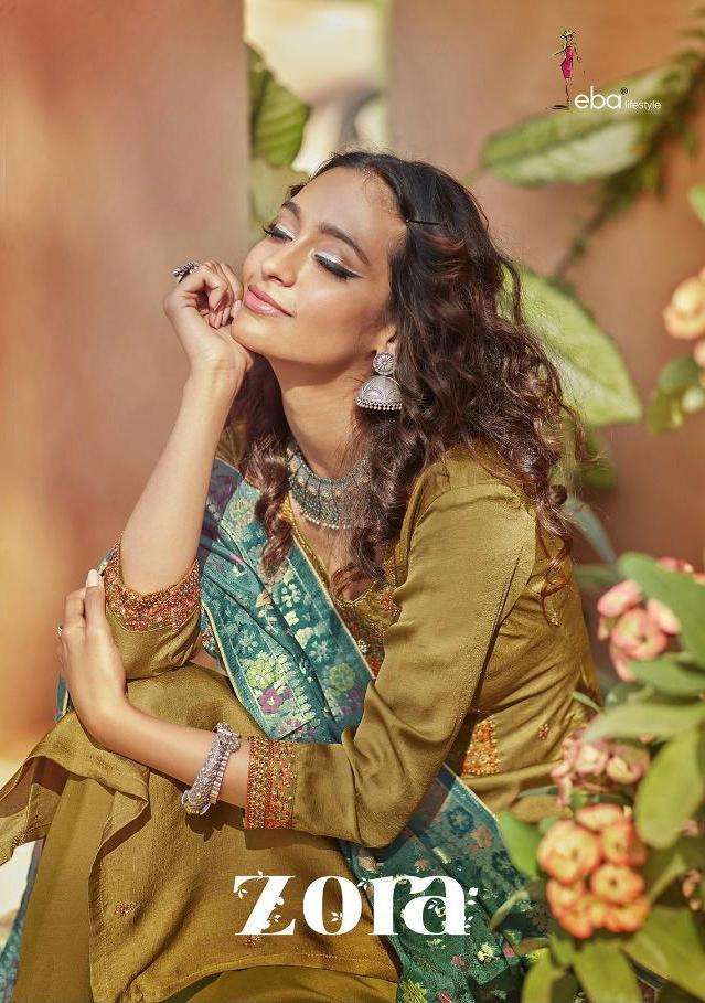 Eba Zora series 1259-1262 pure kuntal silk suit