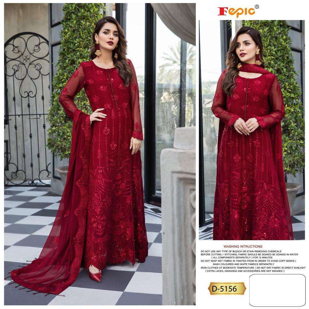 FEPIC ROSEMEEN D 5156 DESIGNER GEORGETTE SUIT 