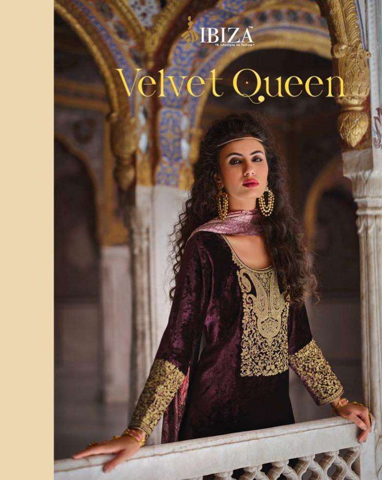 ibiza velvet queen series 11137-11142 pure velvet viscose suit