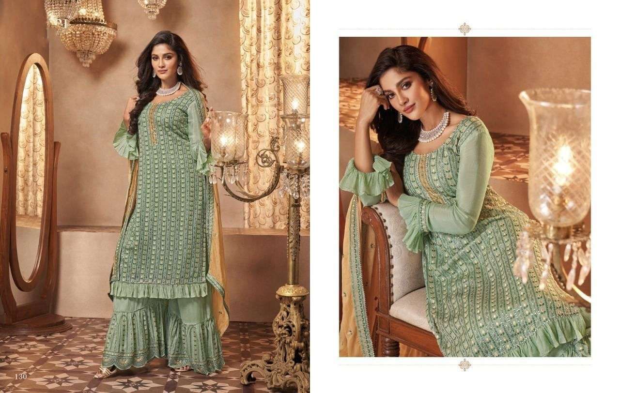 INARA SERIES 130 DESIGNER REAL GEORGTTE SUIT 