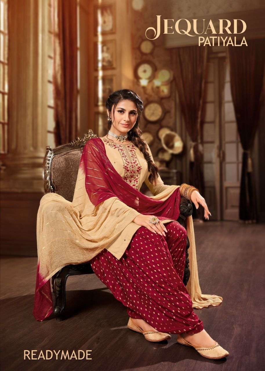 kapil trendz jequard patiyala series 18000-180011 14 kg rayon suit