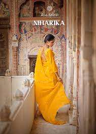 Kashvi creation niharika series 95001-95010 moss chiffon saree