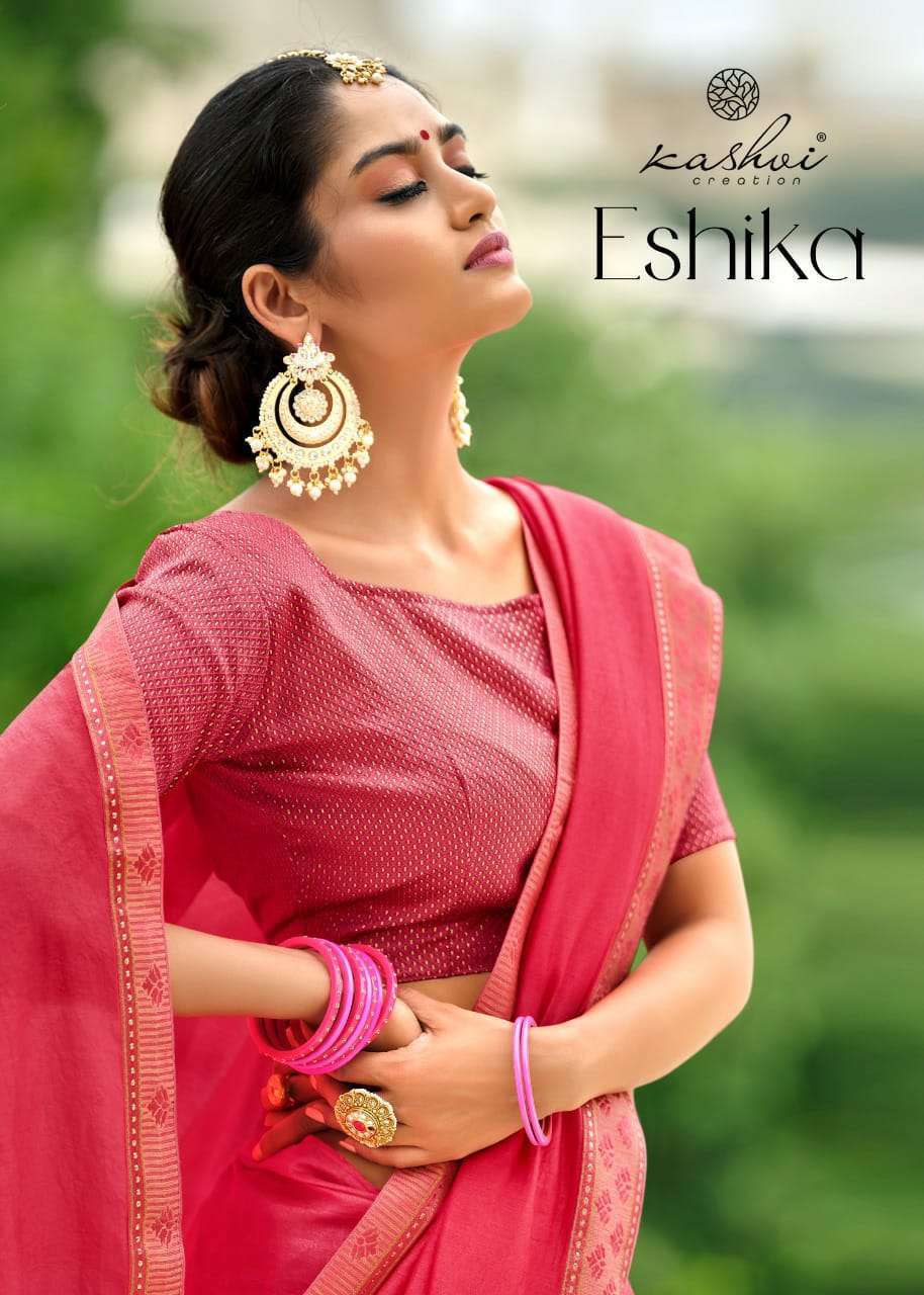 Kashvi Eshika series 73001-73010 dola silk saree