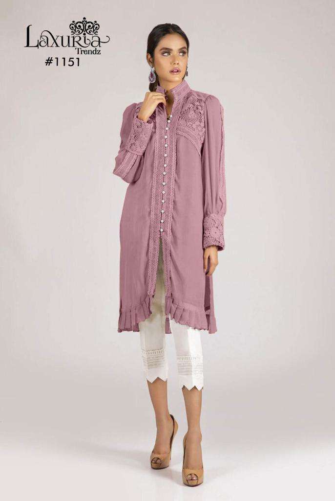 LAXURIA TRENDZ 1151 DESIGNER GEORGETTE KURTI 