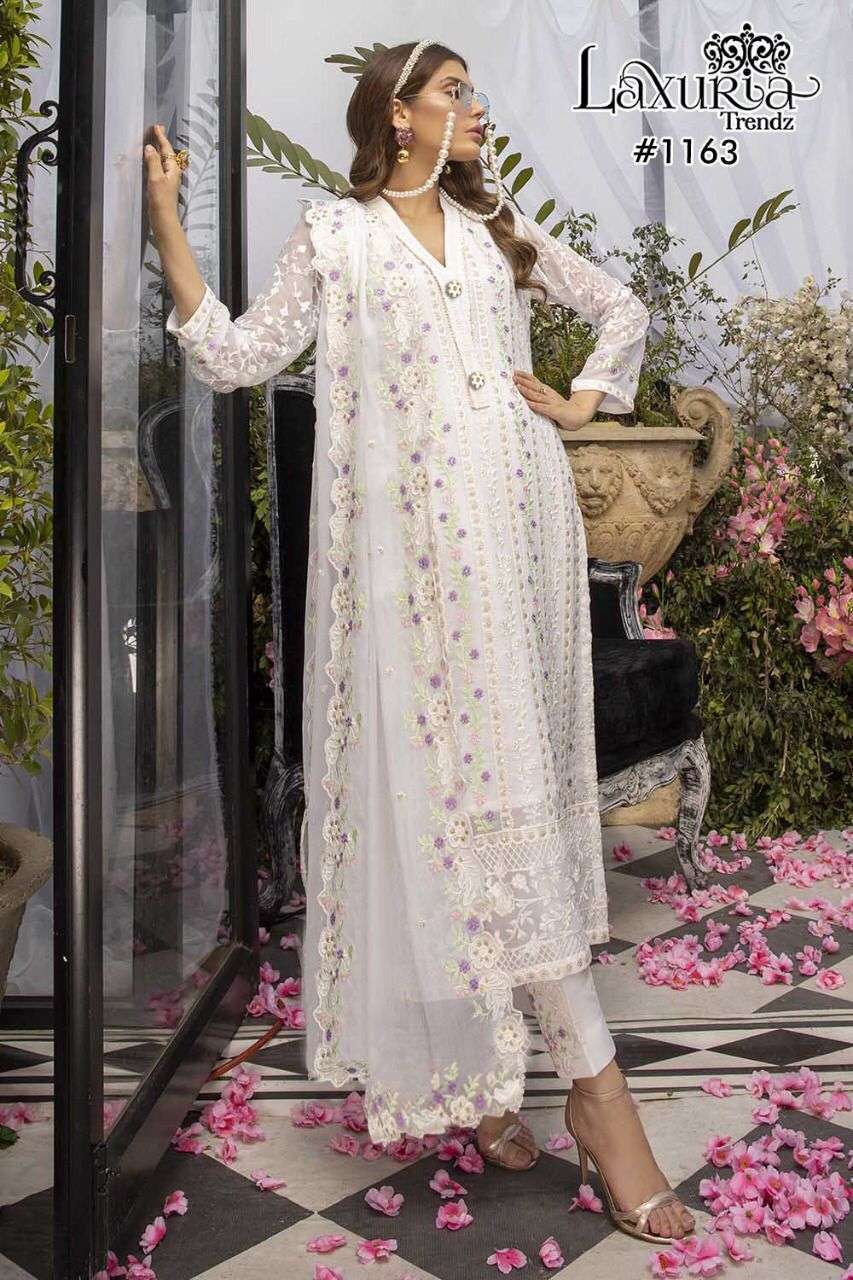 laxuria trendz 1163 faux georgette Heavy Embroidery Tunic