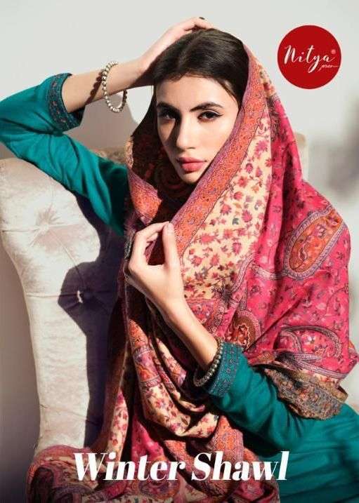 lt winter shawl series 101-106 pashmina with embroidery suit 