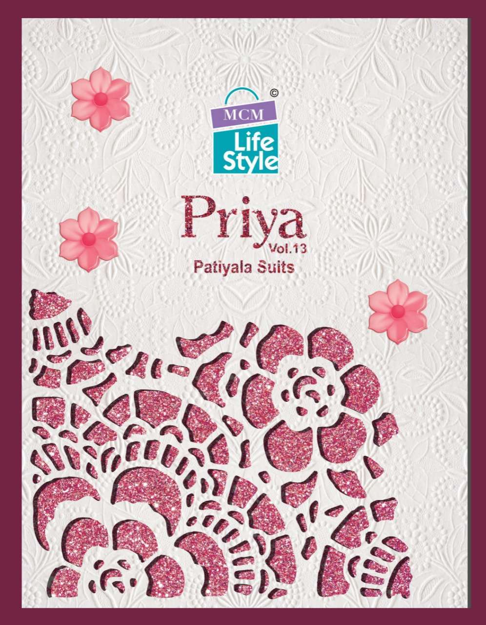 mcm lifestyle priya vol 13 series 1305-1320 cotton readymade suit 