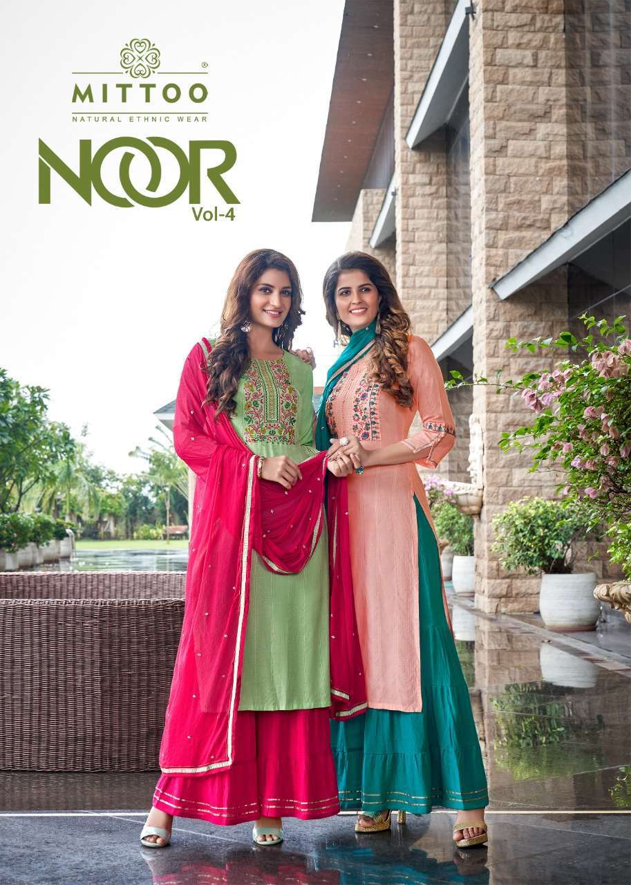 mittoo noor vol 4 series 5017-5022 Viscose Weaving Pattern suit