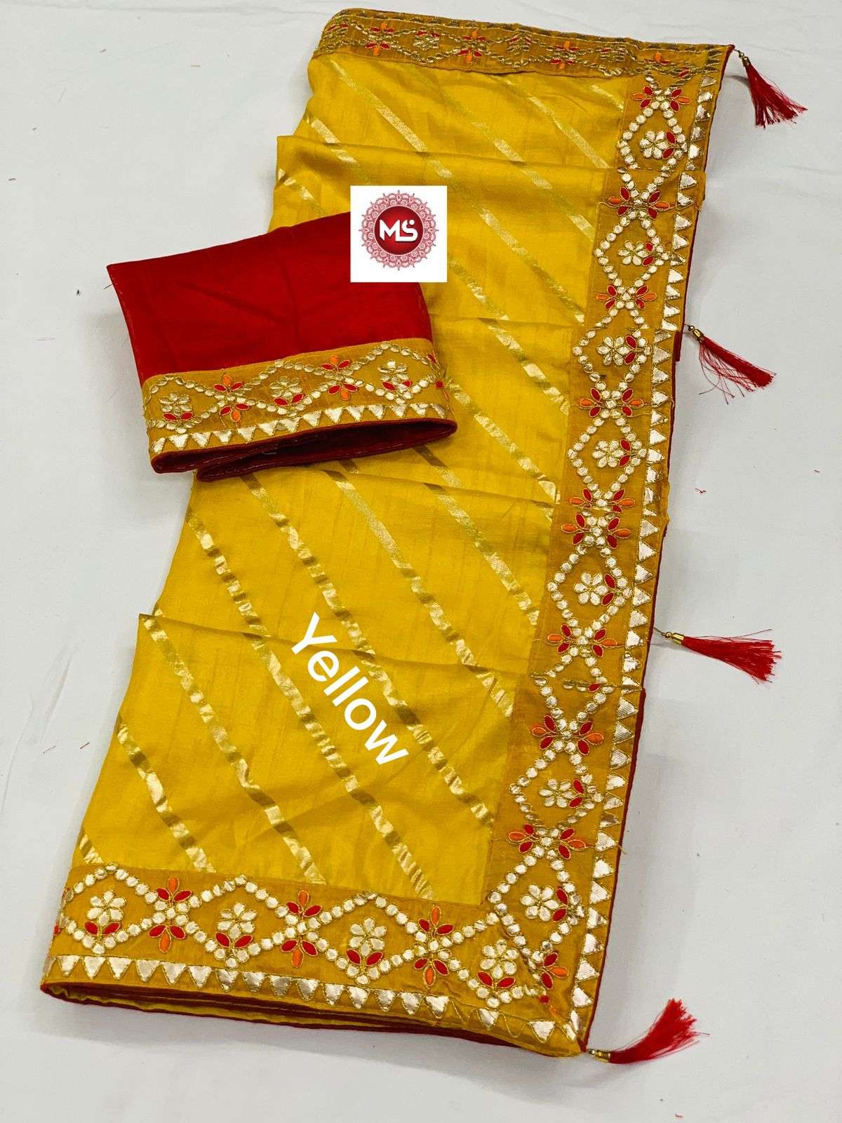 MS BRAND DOLA LARIYA DESIGNER DOLA SILK SAREE 