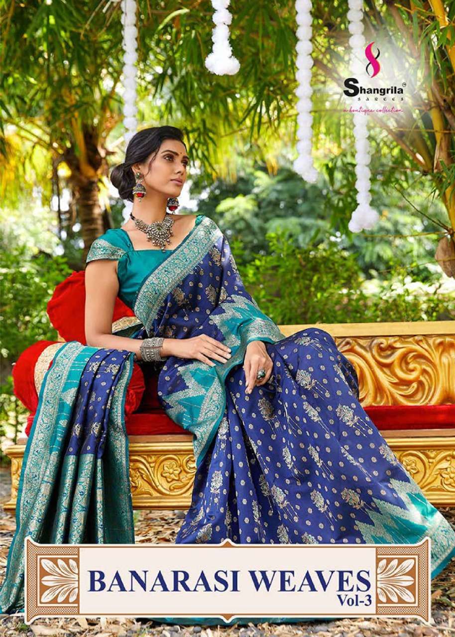 shangrila banarasi weaves vol 3 pure Zari Weaving Heavy Silk saree