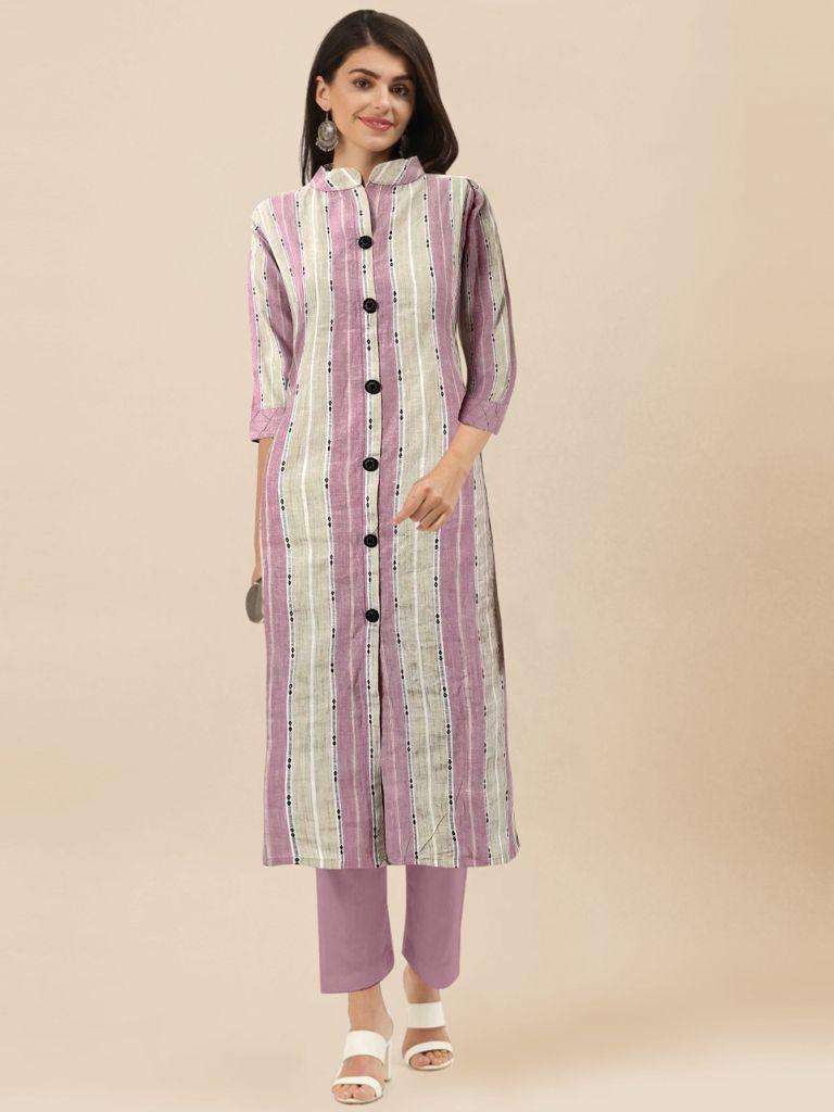 the womens thread asima dobby Cotton kurti with pant