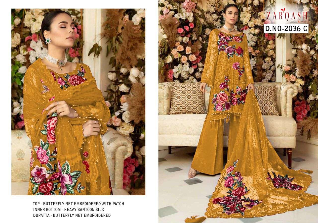 ZARQASH 2036 DESIGNER BUTTERFLY NET SUIT 