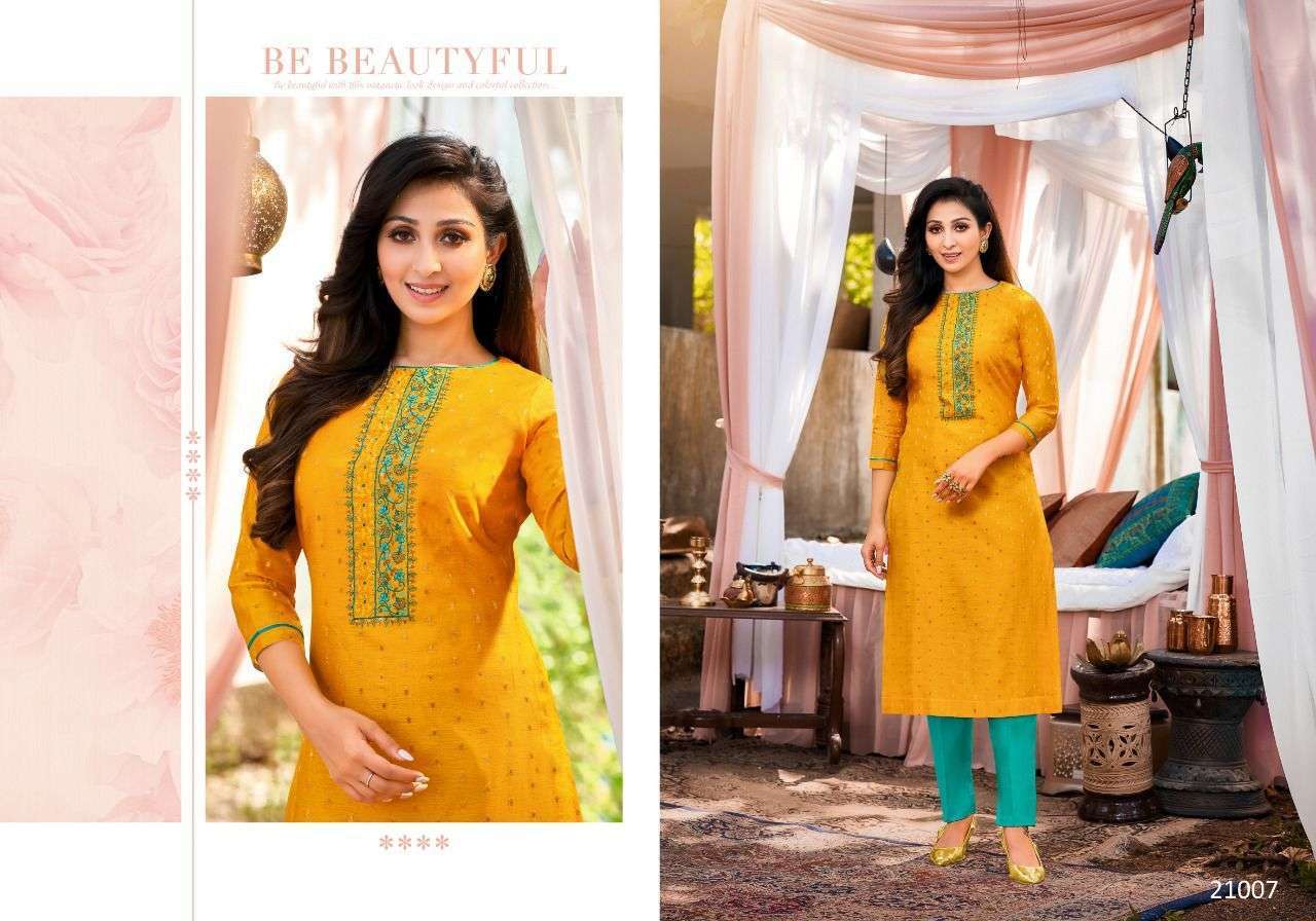 artio amory vol 2 21000-21008 modal silk buti with embroidery work kurti 