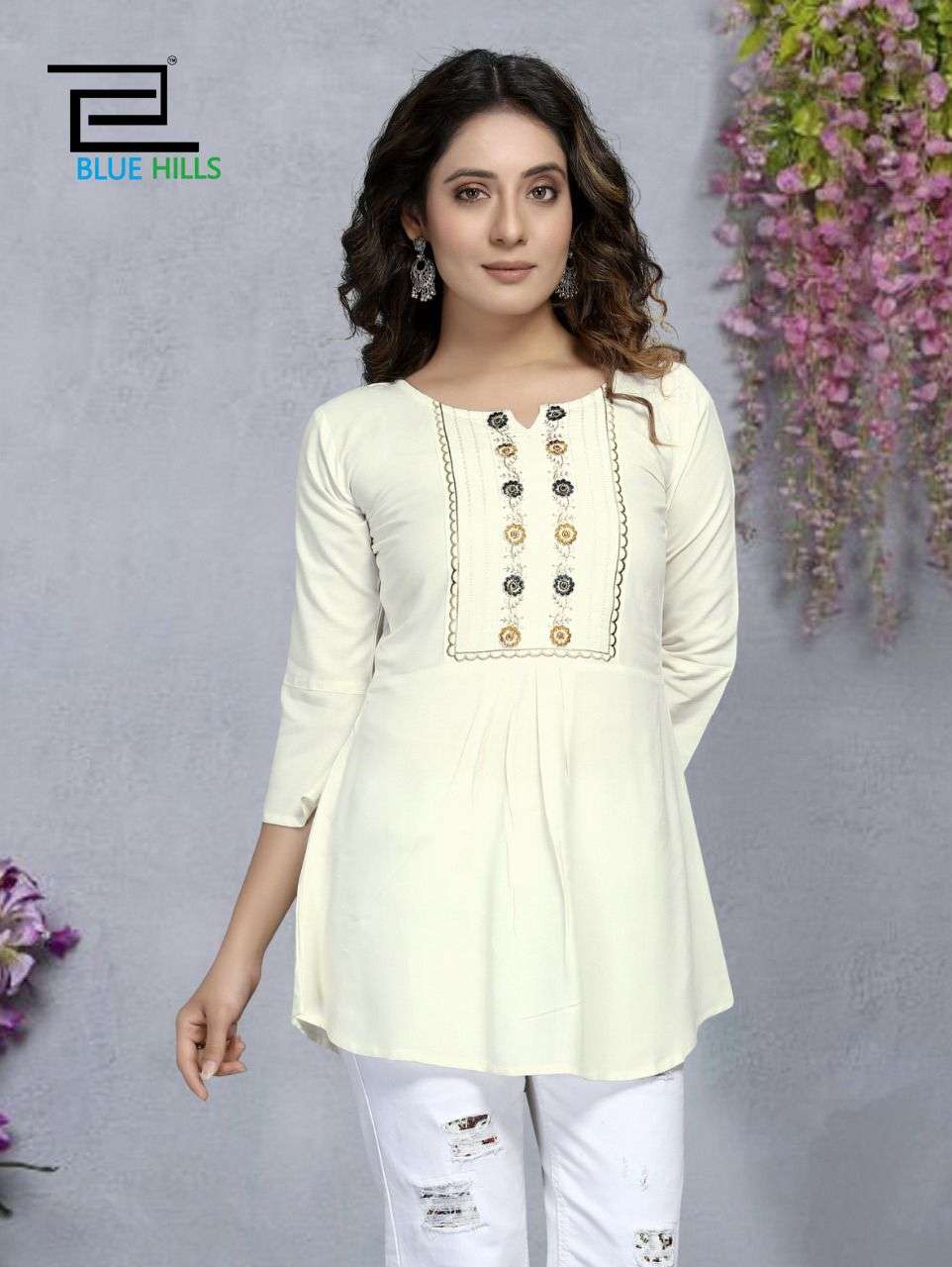 Blue hills stylo vol-2 heavy rayon 14 kg kurti