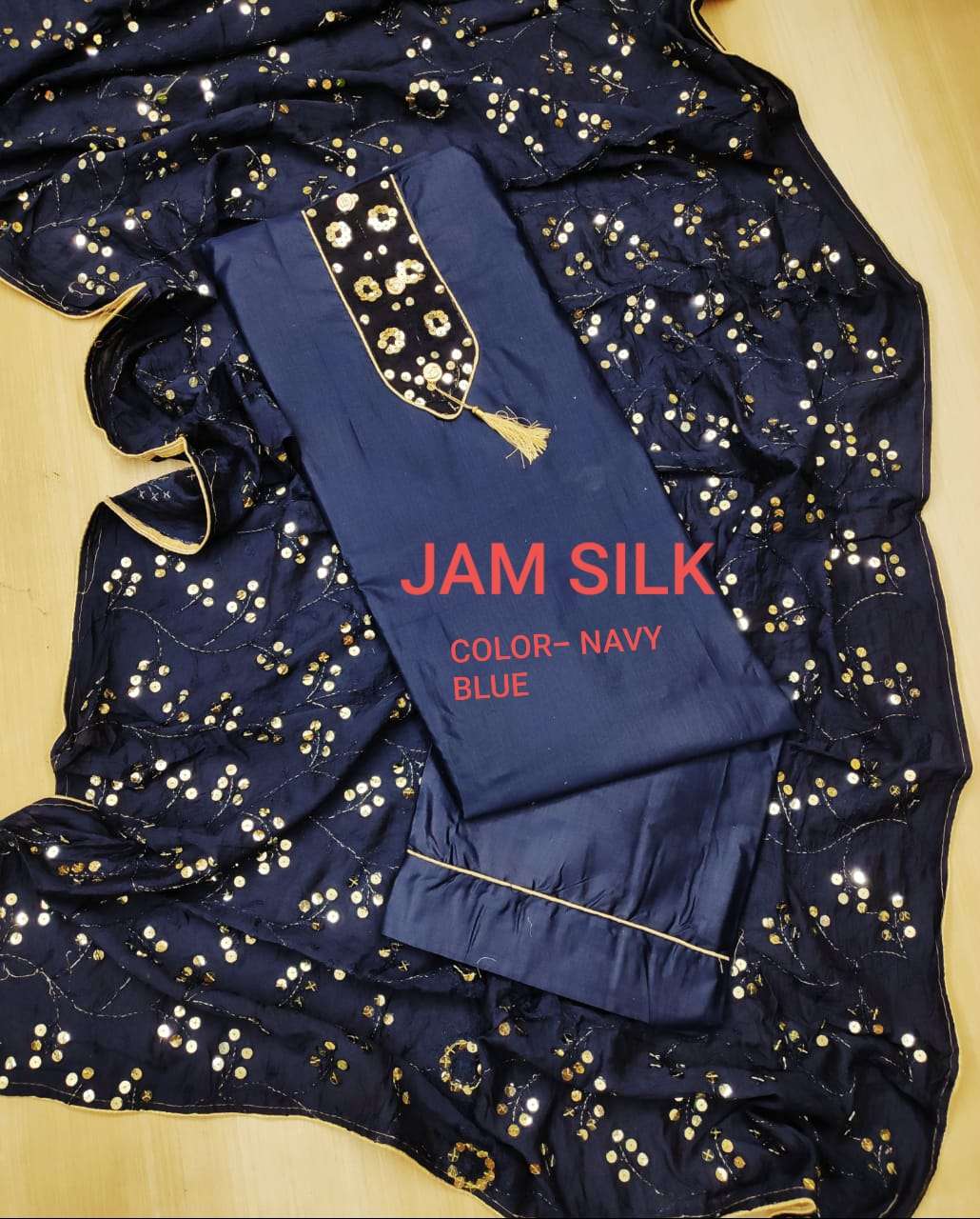 Bt-17 designer jam silk non catalog suit