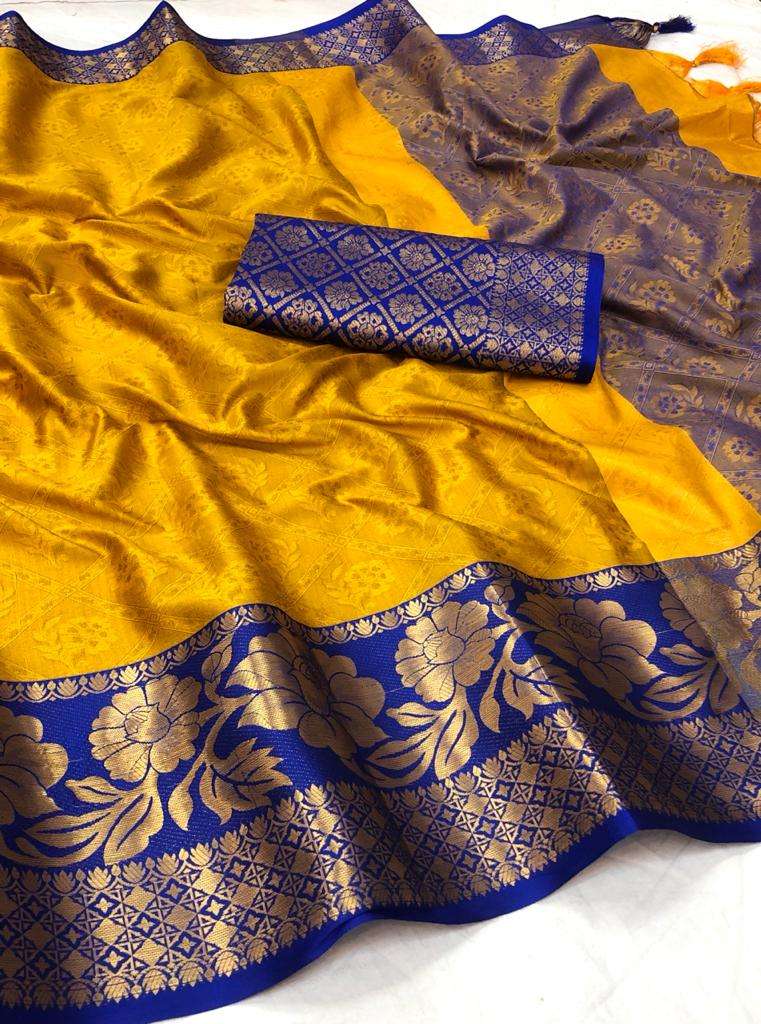 BT-51 JANNAT DESIGNER ORA SILK SAREE 