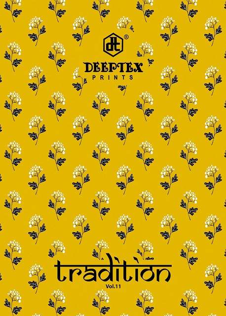 Deeptex Tradition Vol-11 series 1101-1110 pure cotton suit 