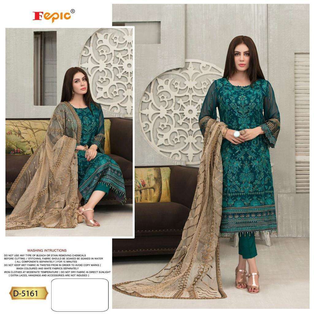 FEPIC D-5161 DESIGNER GEORGETTE SUIT 