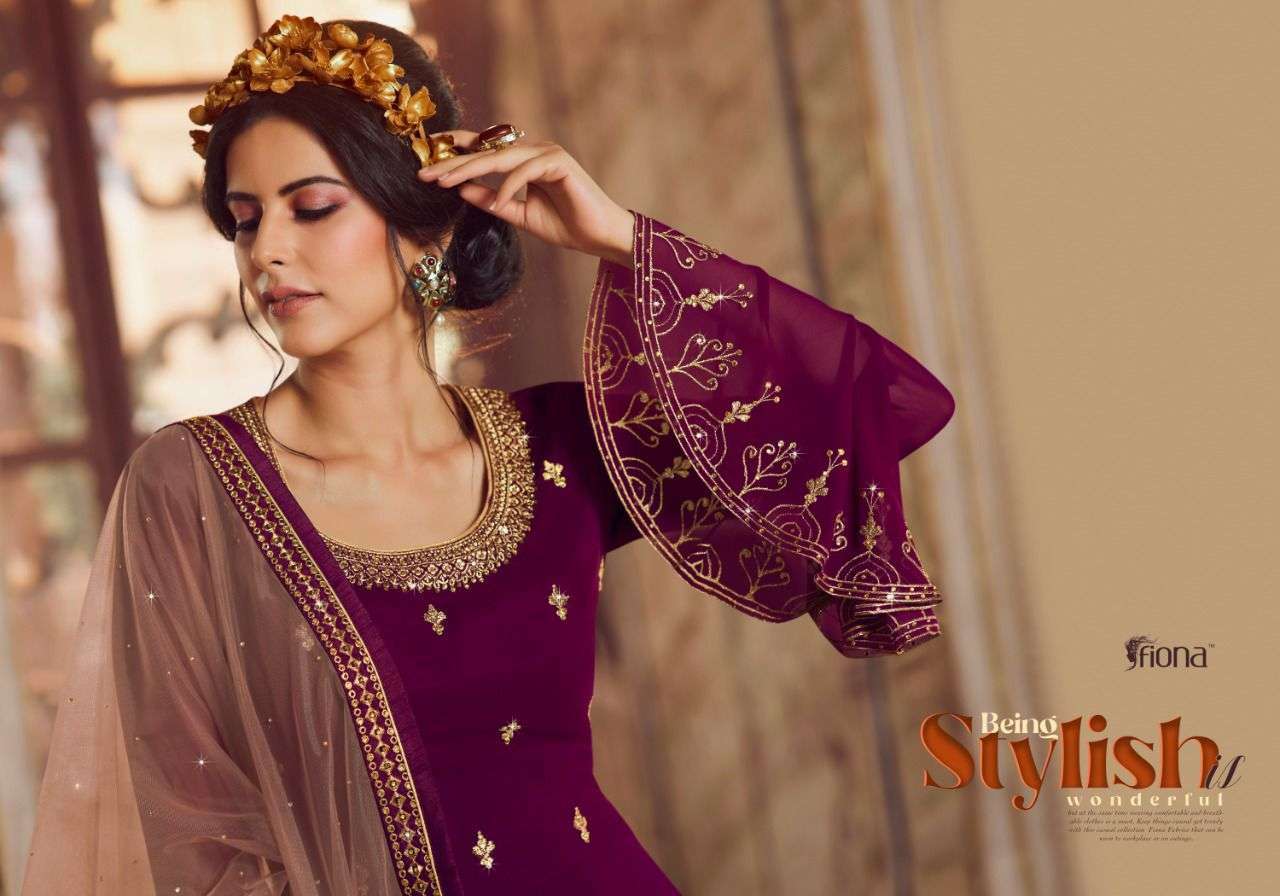 fiona gulrang vol 2 series 23021-23027 georgette embroidery suit 