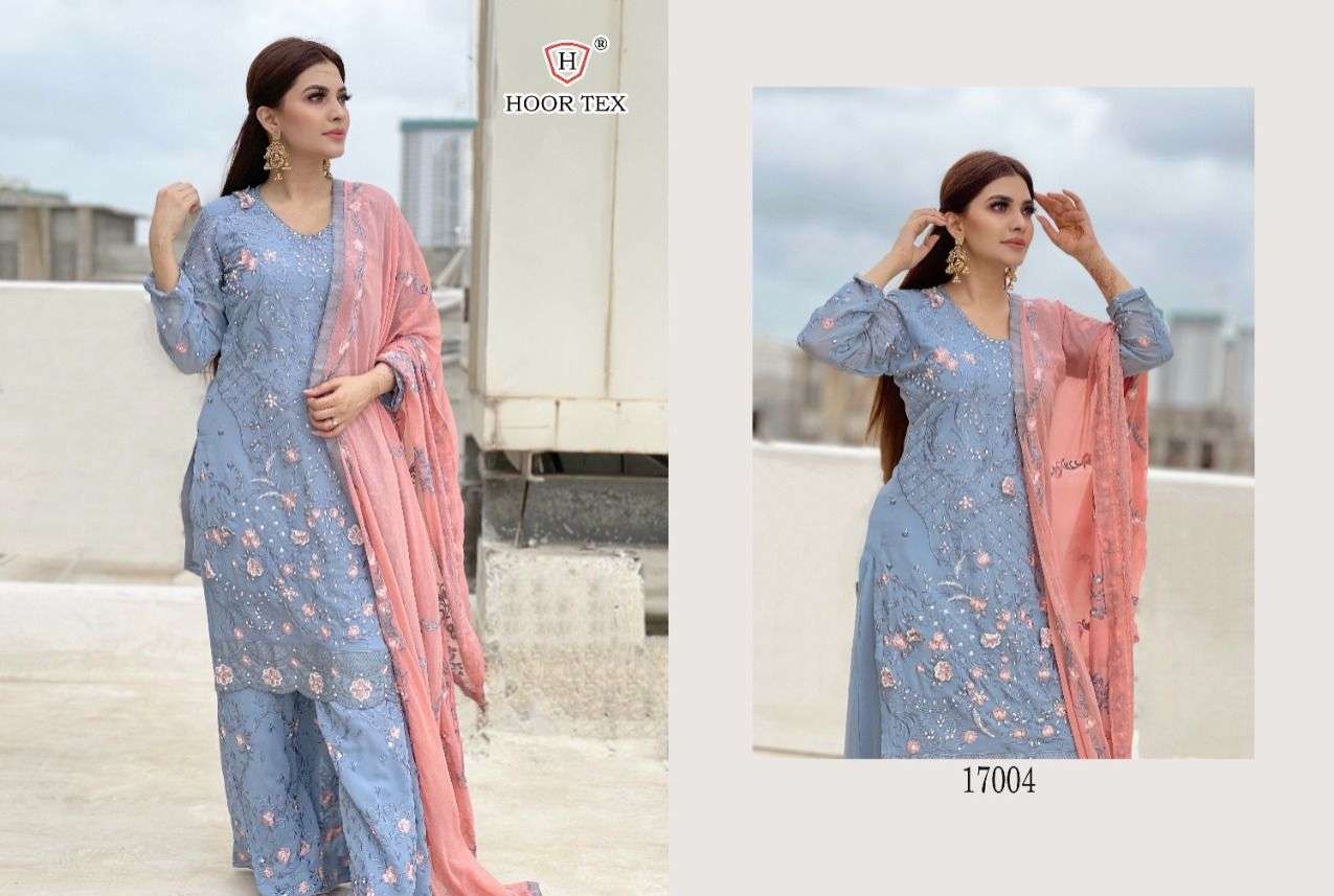 HOOR TEX 17004 DESIGNER HEAVY GEORGETTE SUIT 