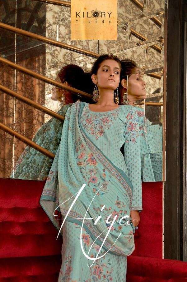 Kilory trends hiya series 231-238 pure heavy pashmina suit 