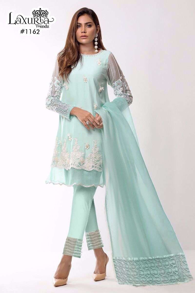 LAXURIA TRENDZ 1162 DESIGNER FAUX GEORGETTE SUIT 