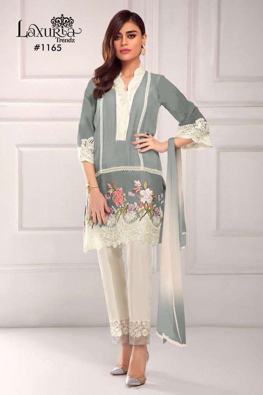 LAXURIA TRENDZ 1165 DESIGNER FAUX GEORGETTE SUIT 