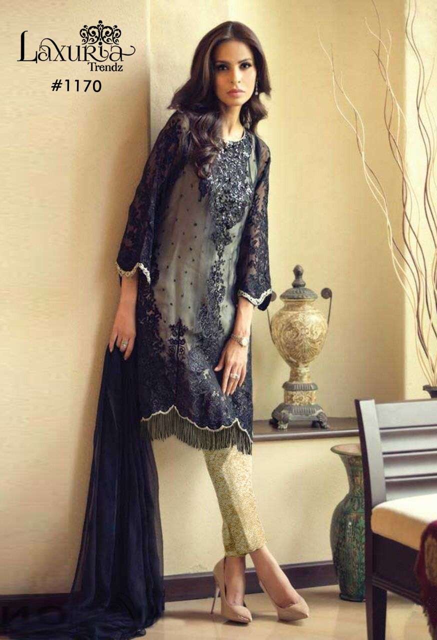 LAXURIA TRENDZ 1170 DESIGNER FAUX GEORGETTE SUIT 