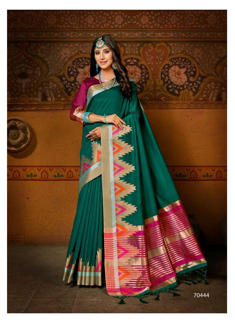 Lifestyle Vidya Vol 2 series 70441-70446 cotton fabrics saree