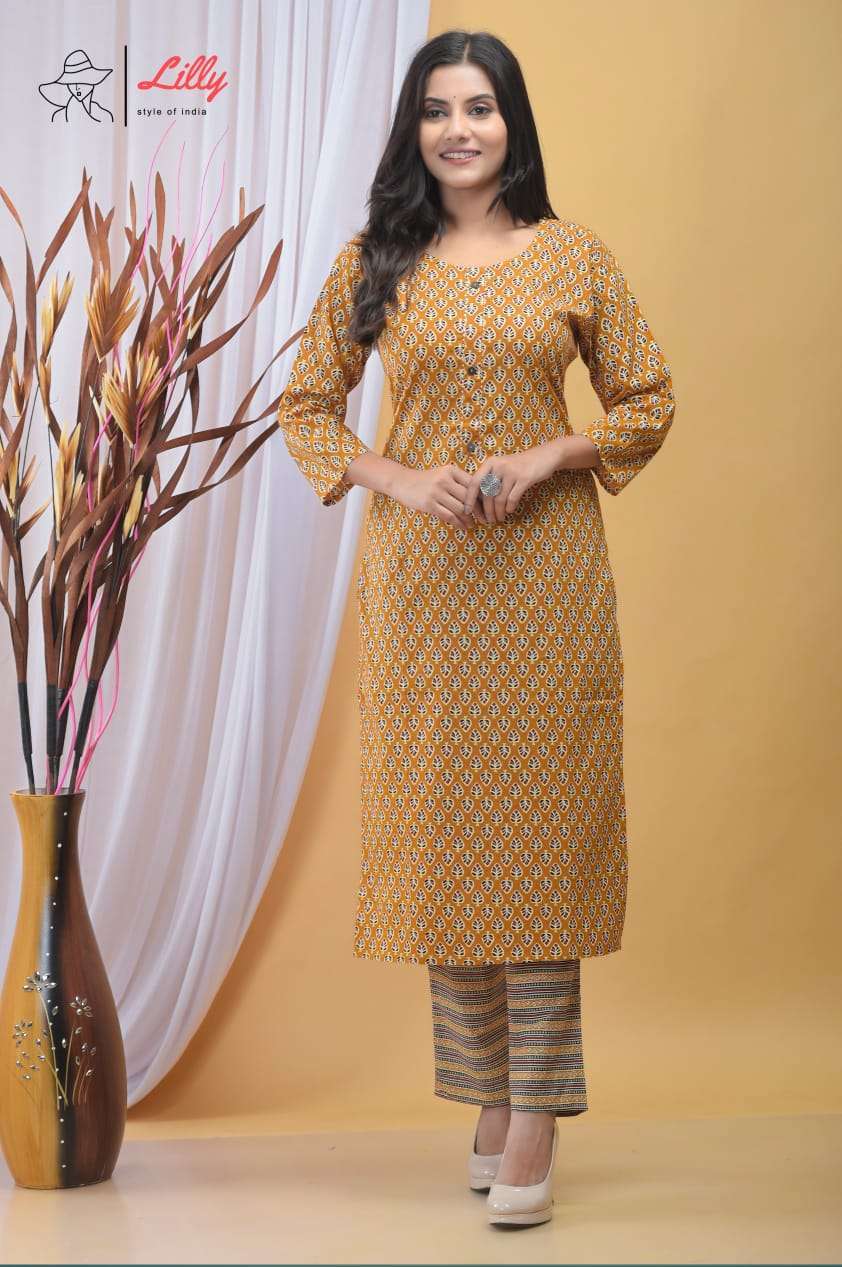 lilly style sandhya vol 3  pure cotton Jaipuri flex printed kurti