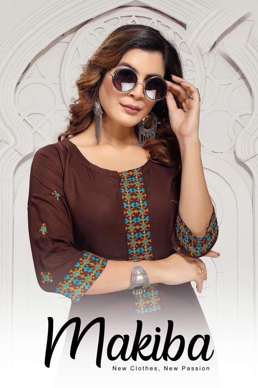 makiba series 1001-1008 14 kg rayon kurti 