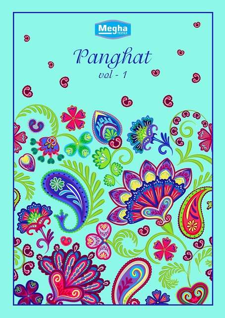 Megha Panghat Vol-1 series 1001-1010 pure cotton suit 