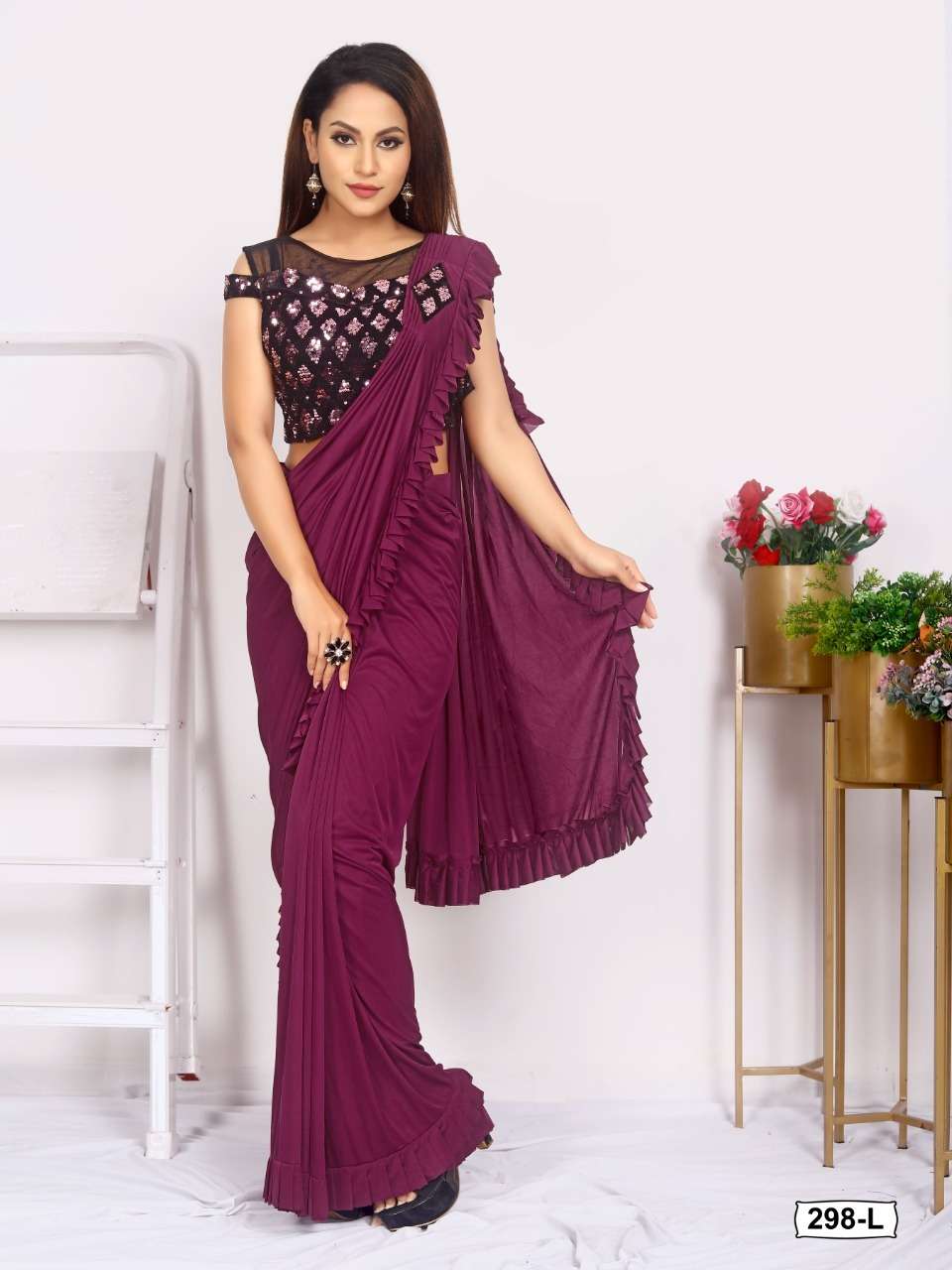 MEHEK 298 SERIES DESIGNER IMPORTED SILK LYCRA SAREE 