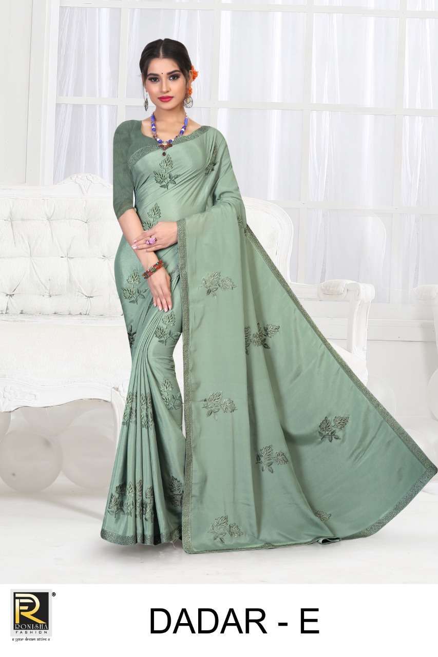 ranjna saree dadar chinon silk party wear saree collection