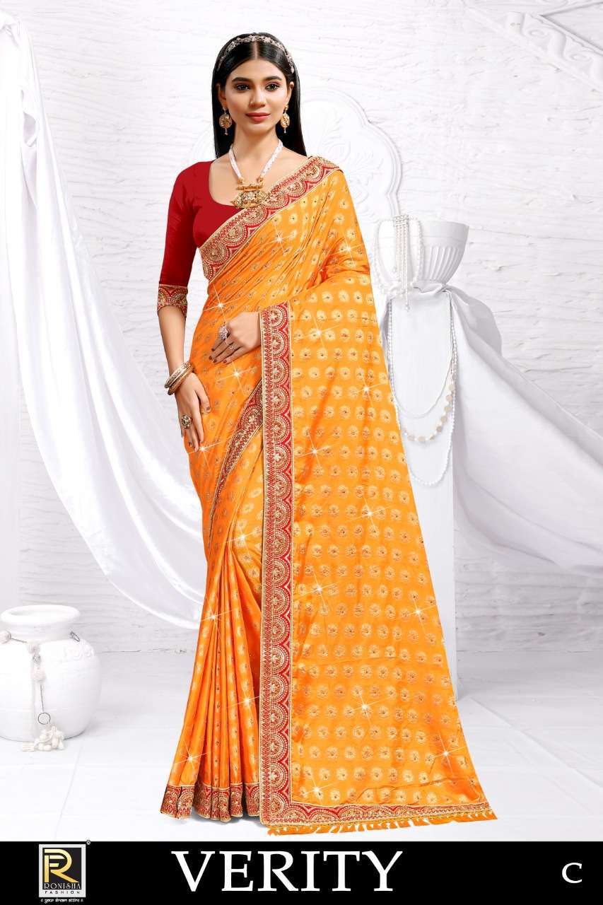 ranjna saree Verity jacquard rich saree