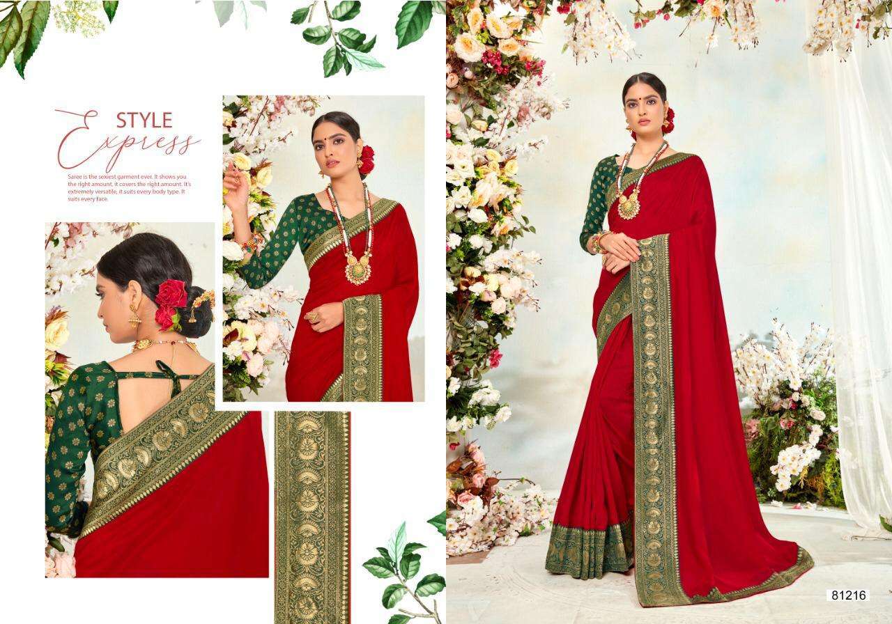 right women nalli silk series 81211-81218 vichitra with jacquard saree