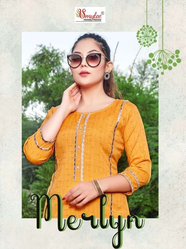 rung merlyn series 01-08 Heavy weaving chex rayon kurti