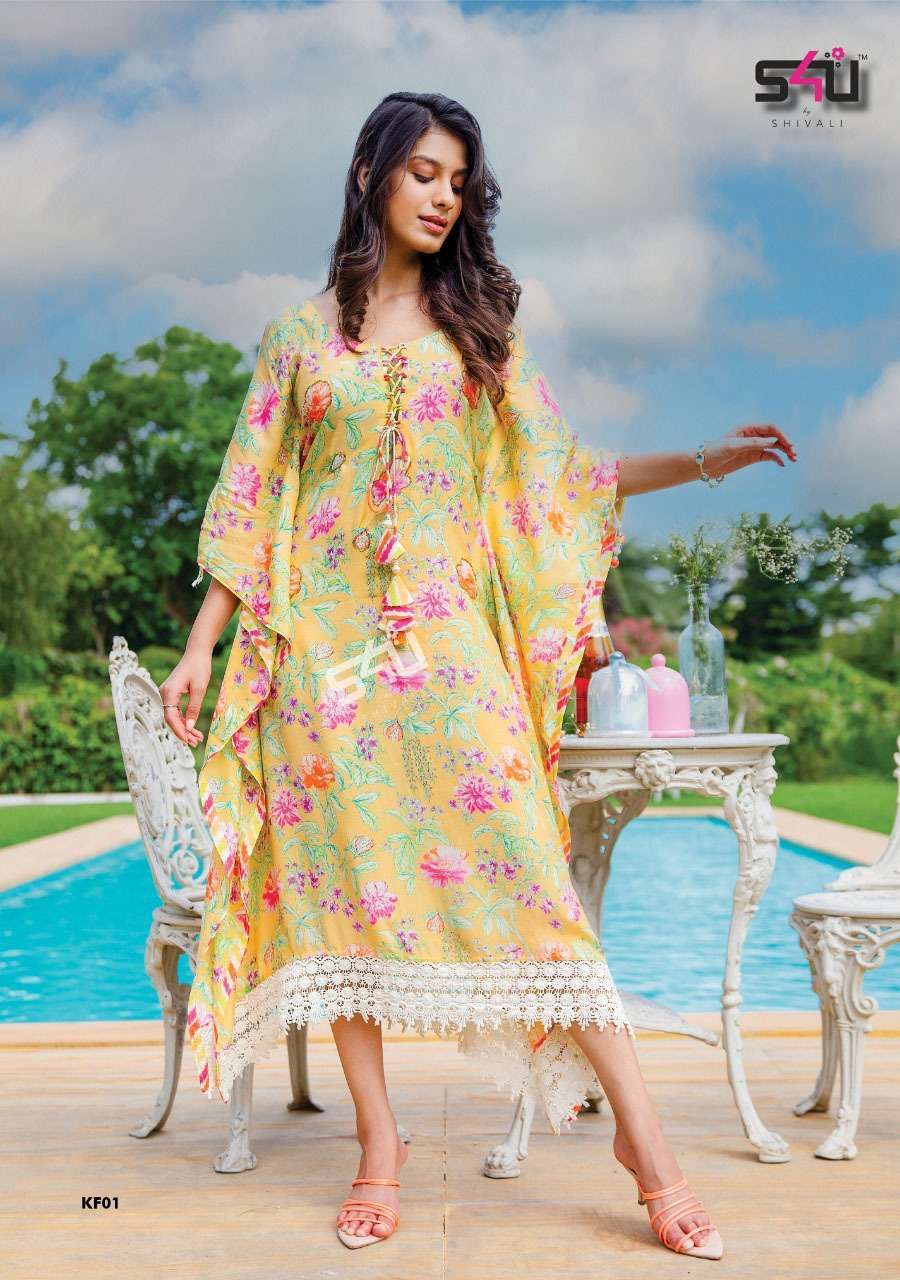 s4u 288 design combo set of kaftan pattern