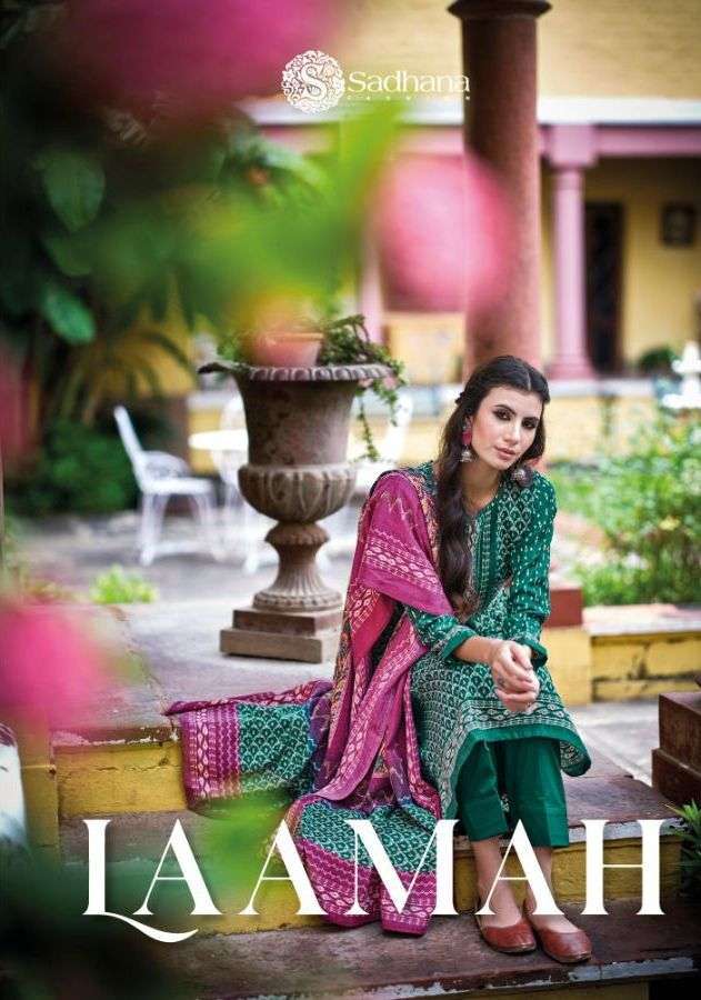 sadhana fashion laamah series 1001-1006 pure pashmina suit 