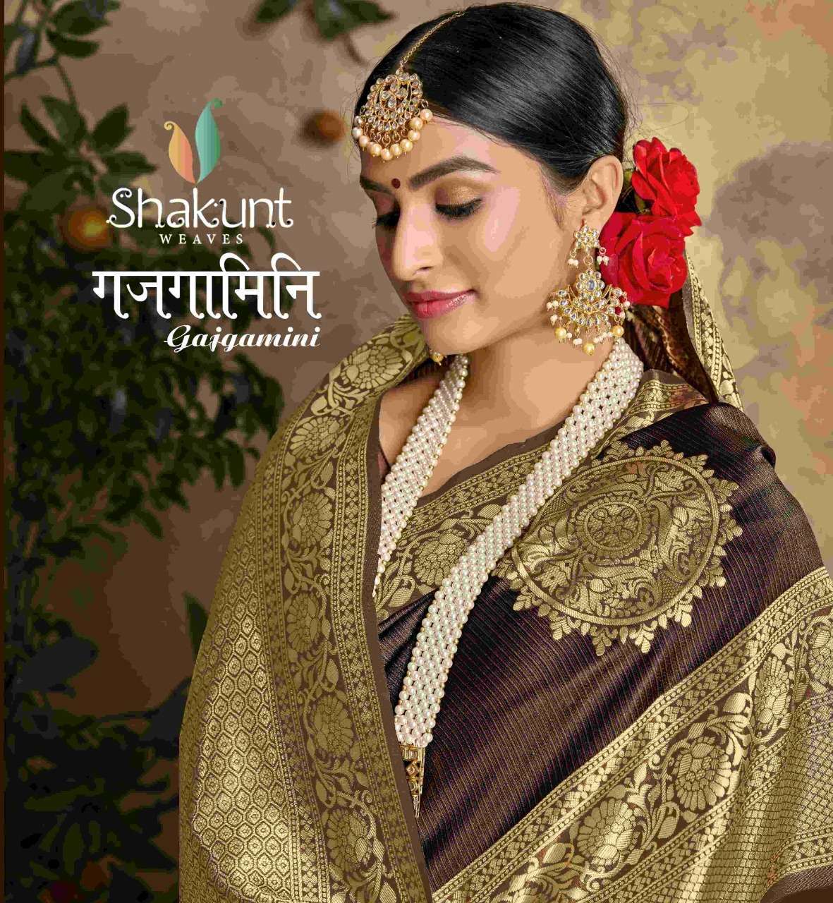 shakunt Gajgamini series 10921-10926 art silk saree