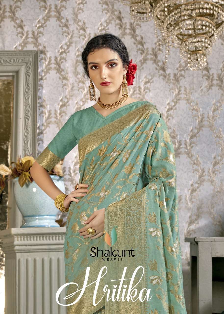 shakunt saree hritika vol 1 series 13081-13086 cotton weaving saree