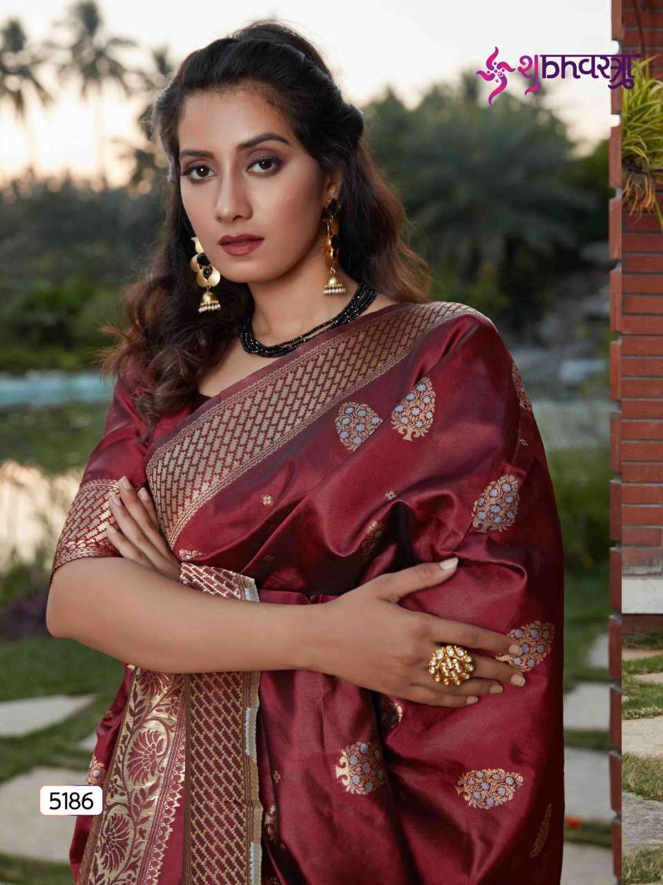 shubh vastra Royal Vol 2 series 5181-5186 banarasi silk saree
