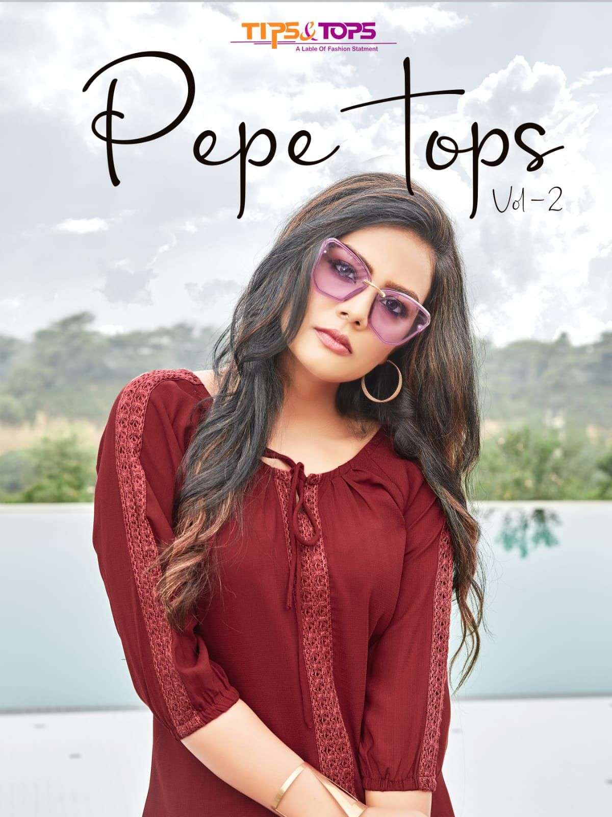 tips & tops pepe tops vol 2 series 01-06 fancy western patterns top