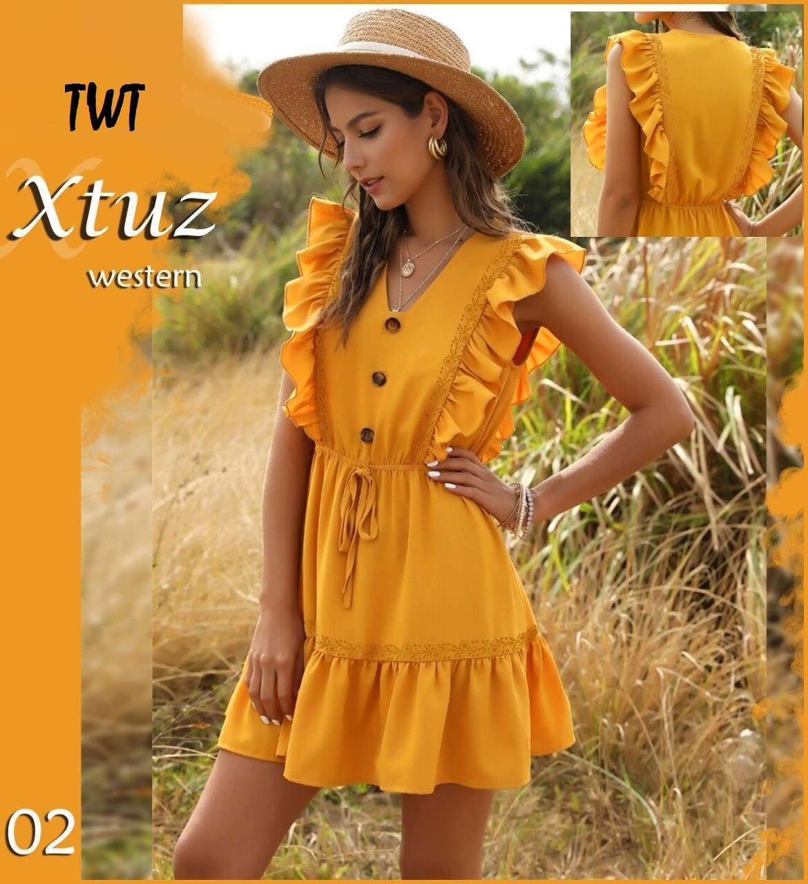 twt xtuz western series 01-06 girls tops dresses