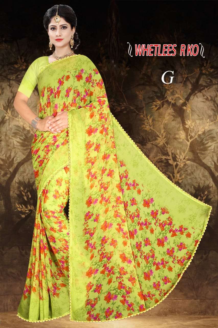 Whetlees RKO Sarees Weightless Saree With Print saree